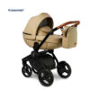 Krausman - Carucior 3 in 1 Topaz Lux Beige - Testat ADAC - imagine 6