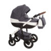 Krausman - Carucior 3 in 1 Cross Black