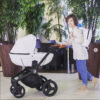 Kinderwagen Krausman Topaz Lux White f